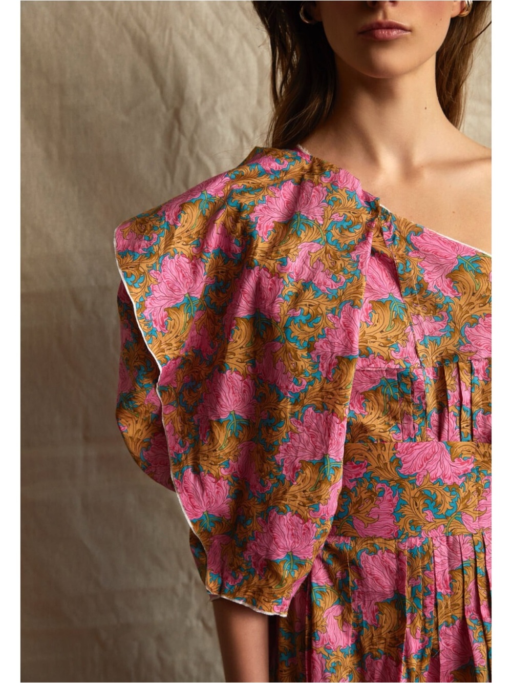 Nackiyé Artemisia Dress in Iris Pink FR:38 US:6 Medium - Picture 2 of 13